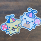 Silly Suni & Luna Sticker/Keychain Bundle