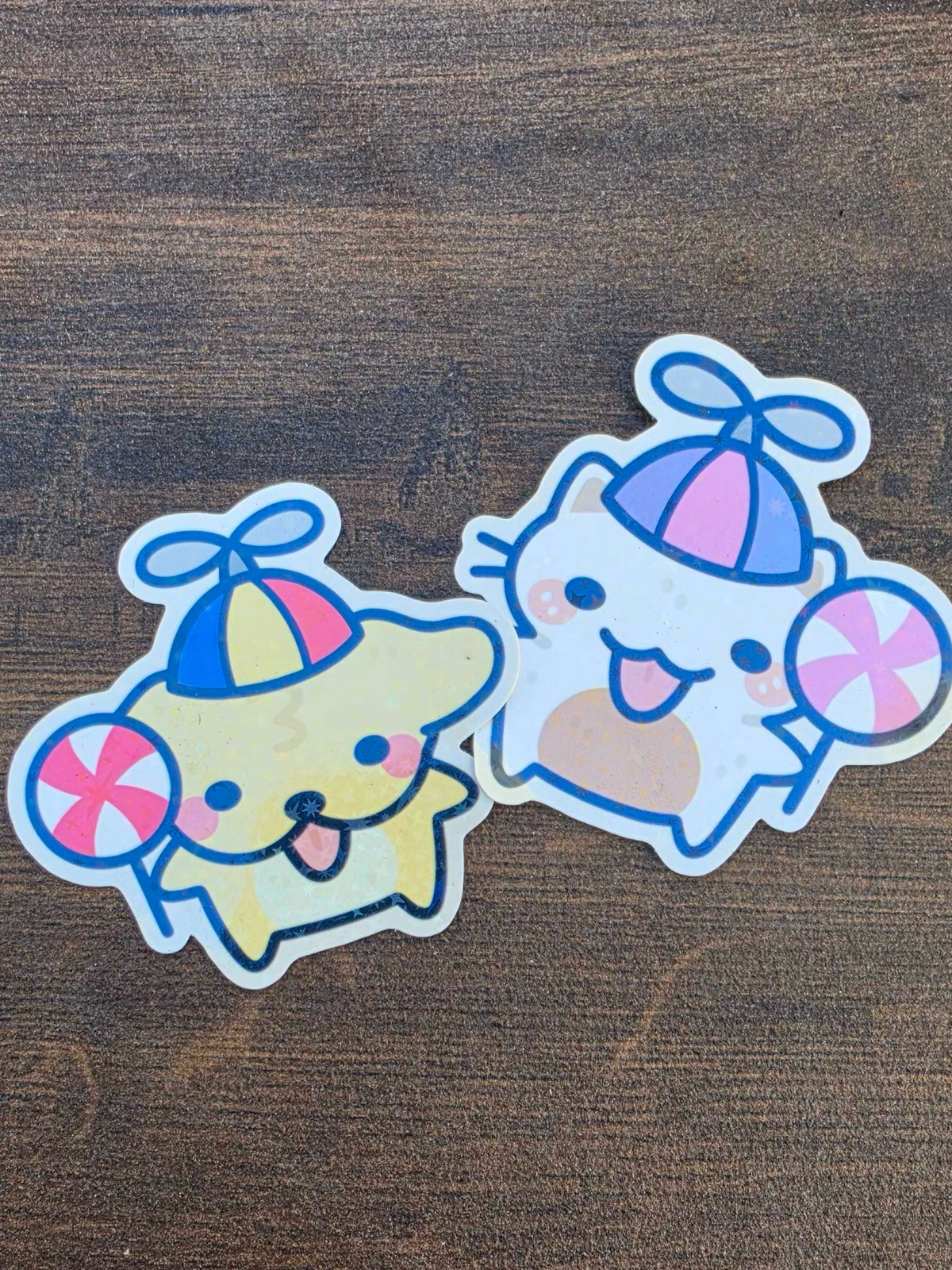 Silly Suni & Luna Sticker/Keychain Bundle