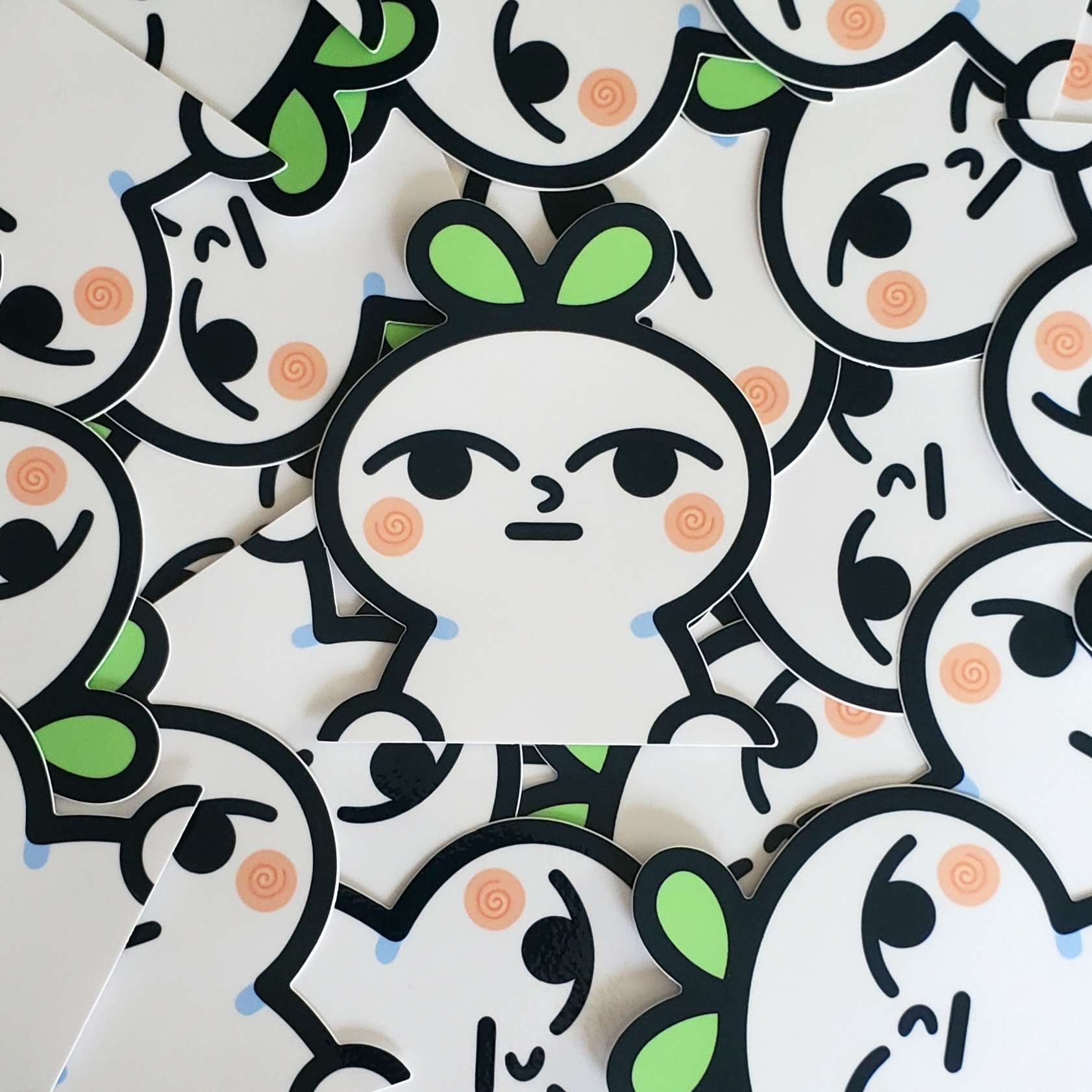 Disapproving Turnip Peaker Vinyl Sticker – EveoArt