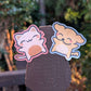 Suni & Luna Matching YIPPIE! Stickers