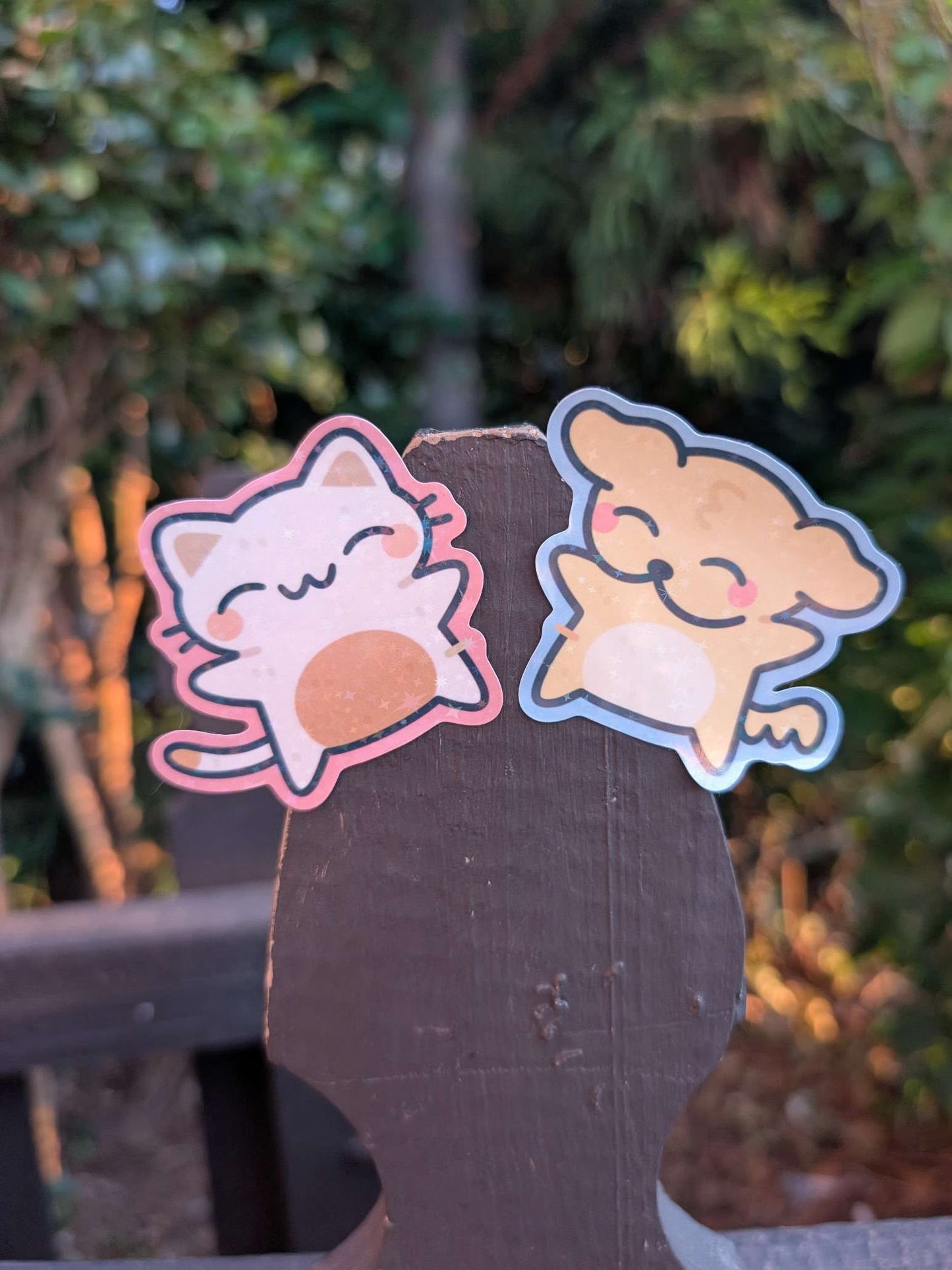 Suni & Luna Matching YIPPIE! Stickers