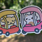Suni & Luna Matching Car Stickers