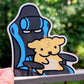 Gamer Suni & Luna Couple Peeker Stickers