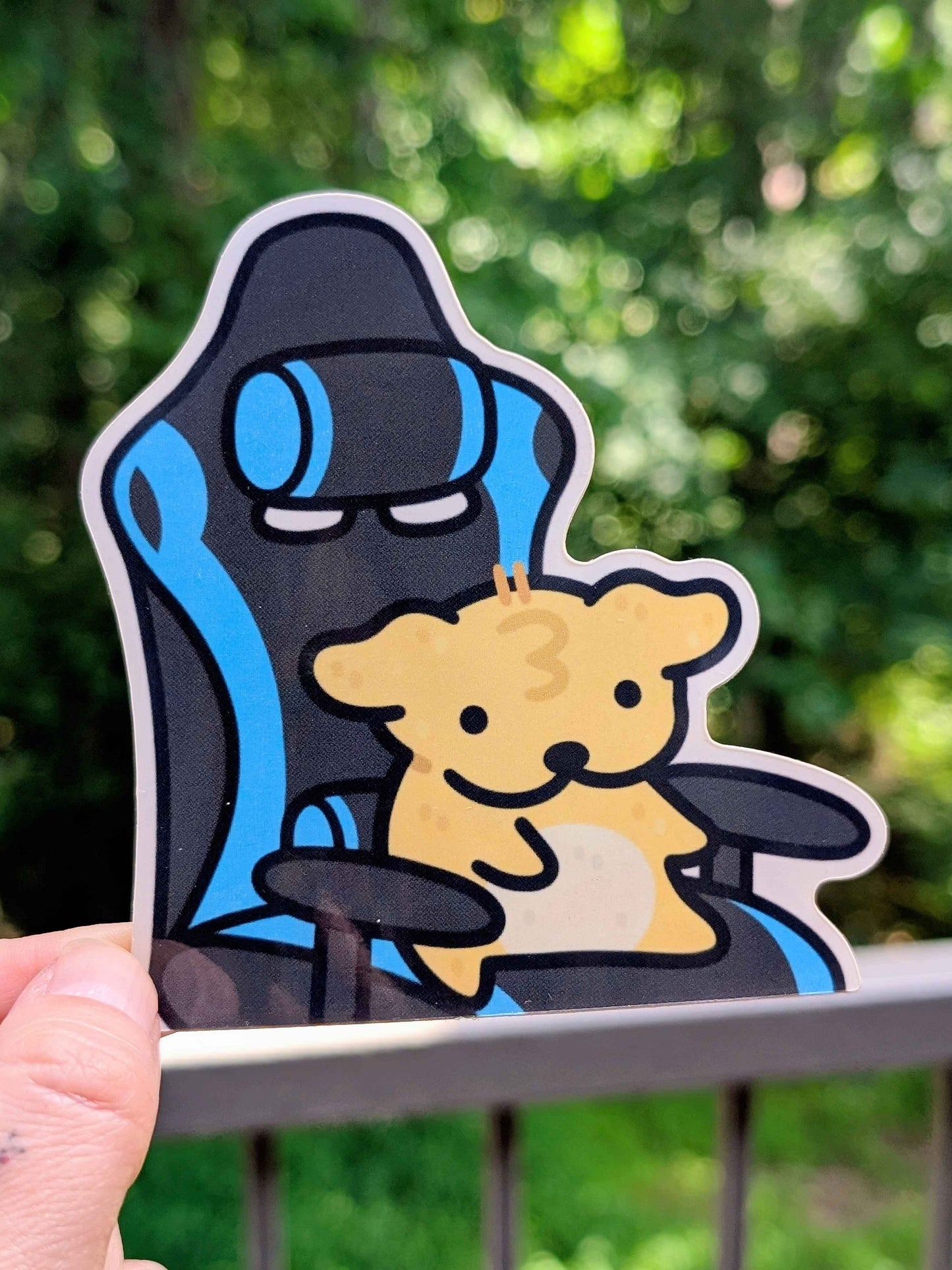 Gamer Suni & Luna Couple Peeker Stickers