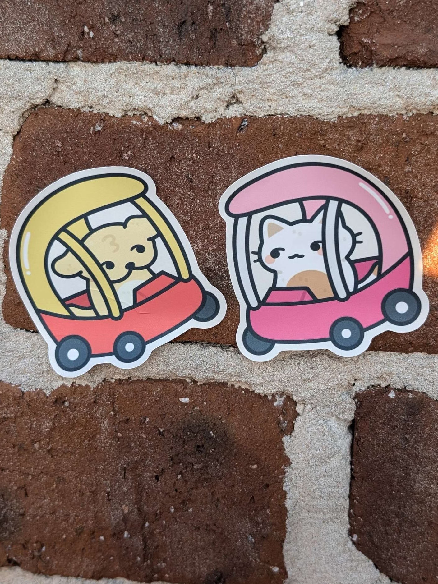 Suni & Luna Matching Car Stickers