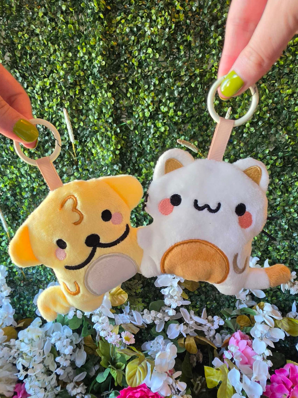 Suni & Luna Silly Matching Plushie Pendants (PRE-ORDER)