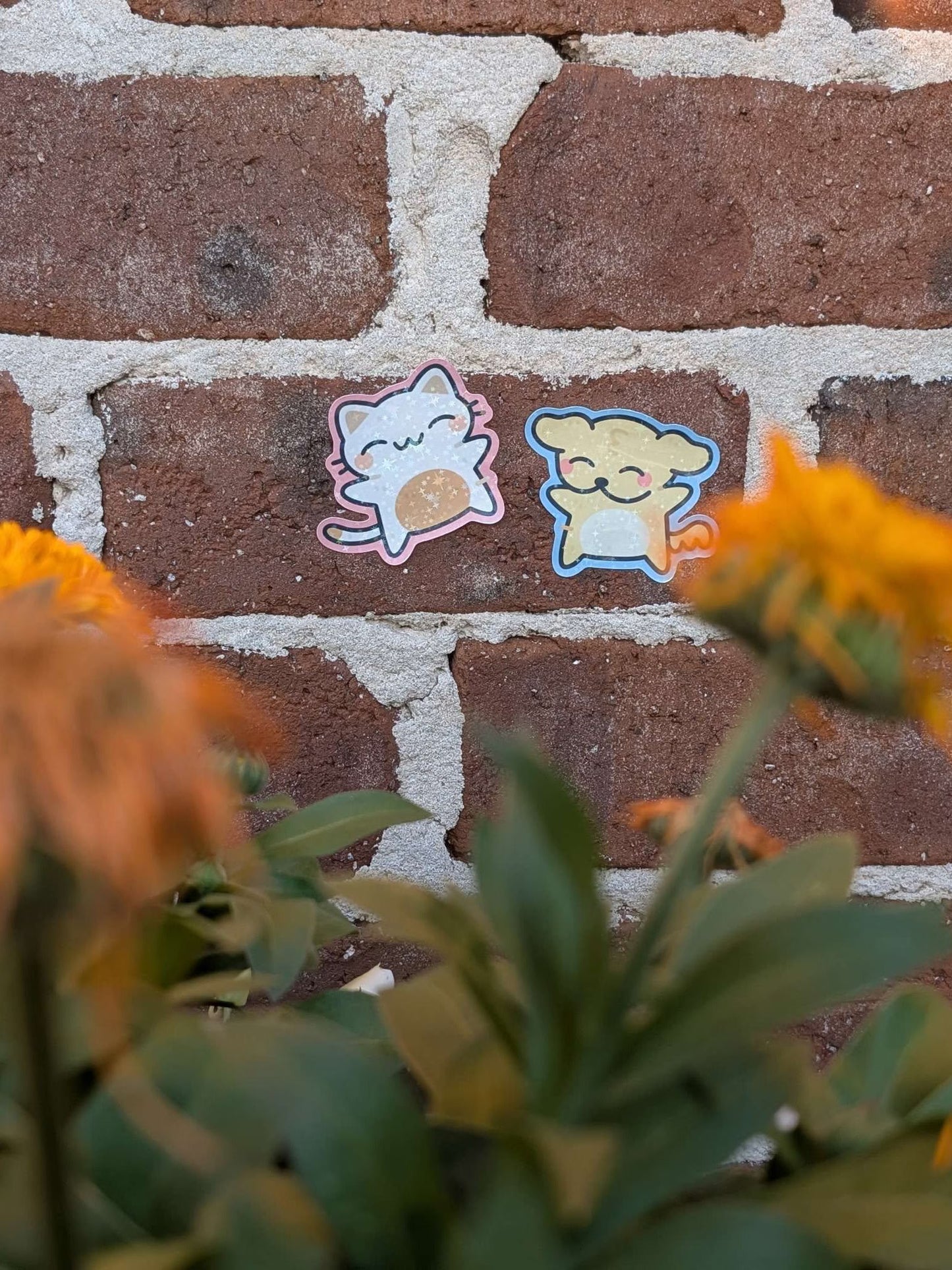 Suni & Luna Matching YIPPIE! Stickers