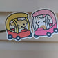 Suni & Luna Matching Car Stickers