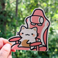 Gamer Suni & Luna Couple Peeker Stickers