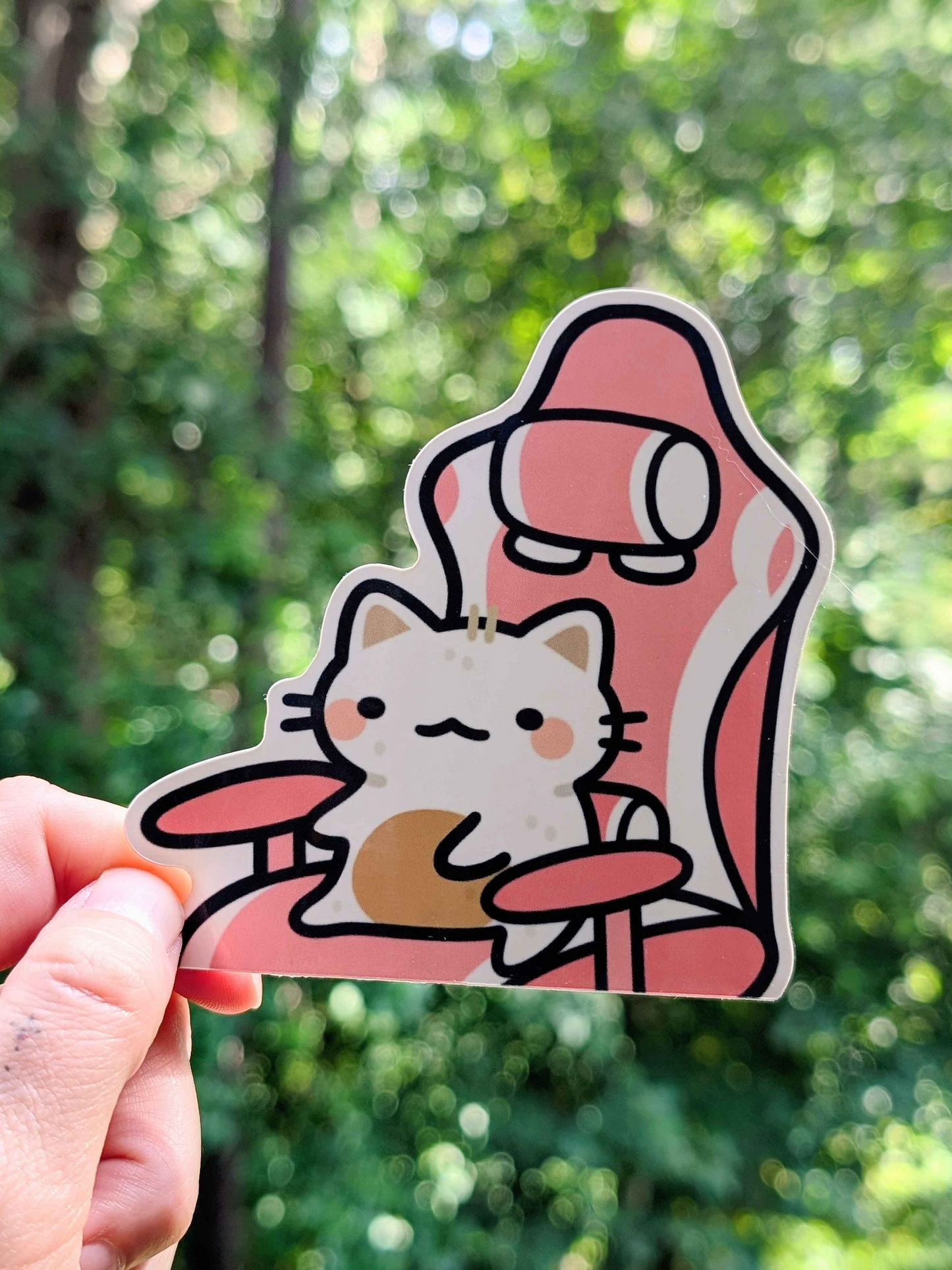 Gamer Suni & Luna Couple Peeker Stickers