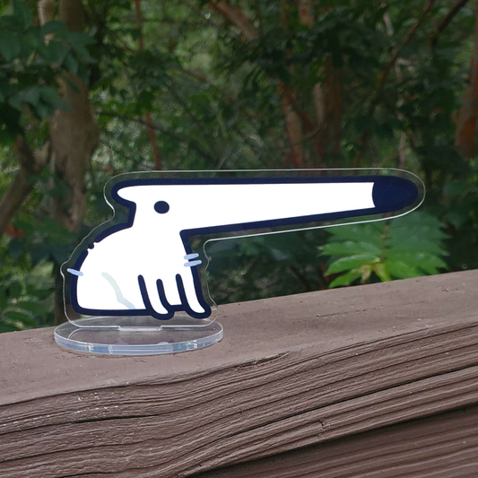 Long Dog Doubled Sided Acrylic Stand/Paper Weight