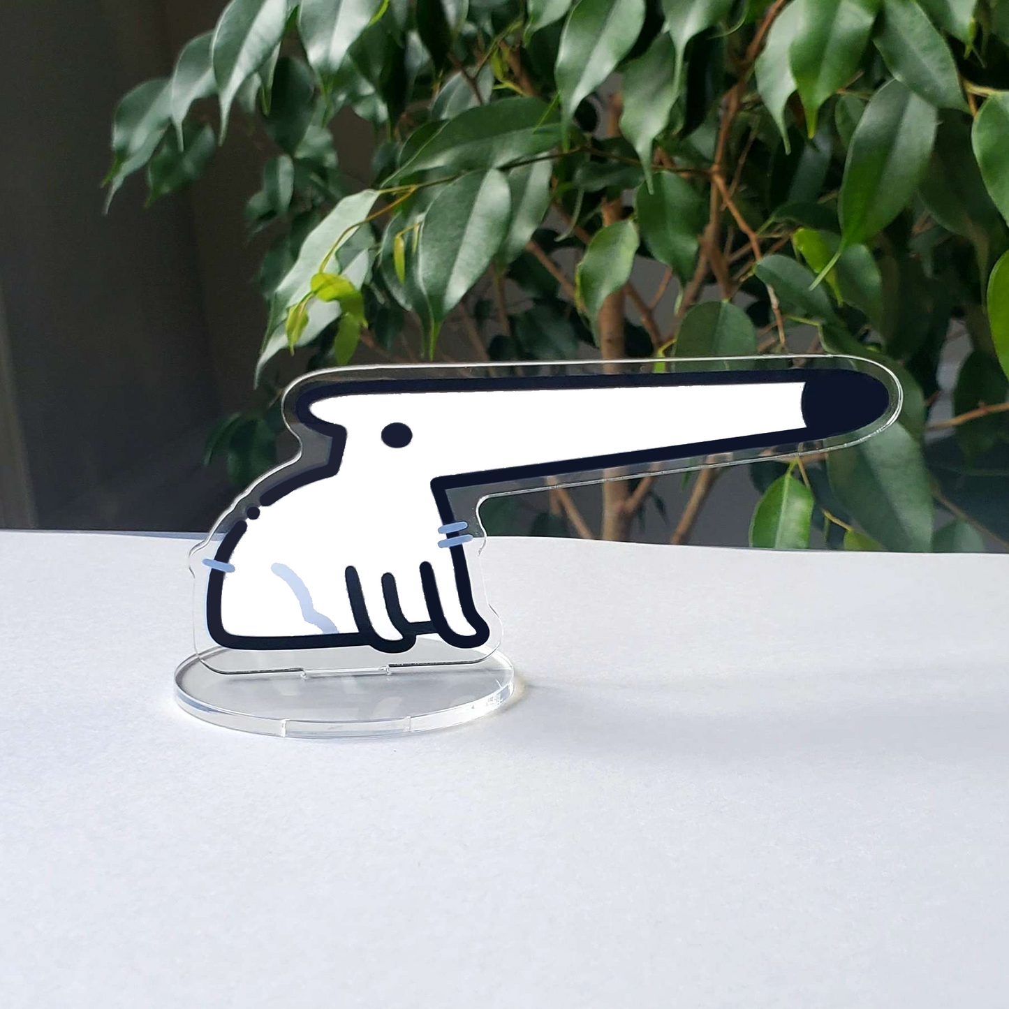 Long Dog Doubled Sided Acrylic Stand/Paper Weight
