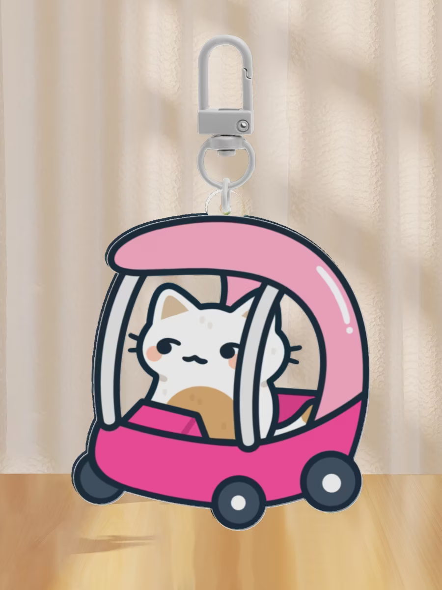 Suni & Luna Car Matching Keychains