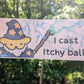 Wizard Suni ITCHY BALLS Bumper Sticker