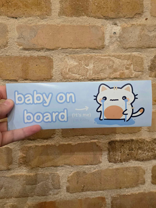 Baby on Board Bumper Magnet