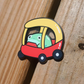 Froggy Car Enamel & Epoxy Pin