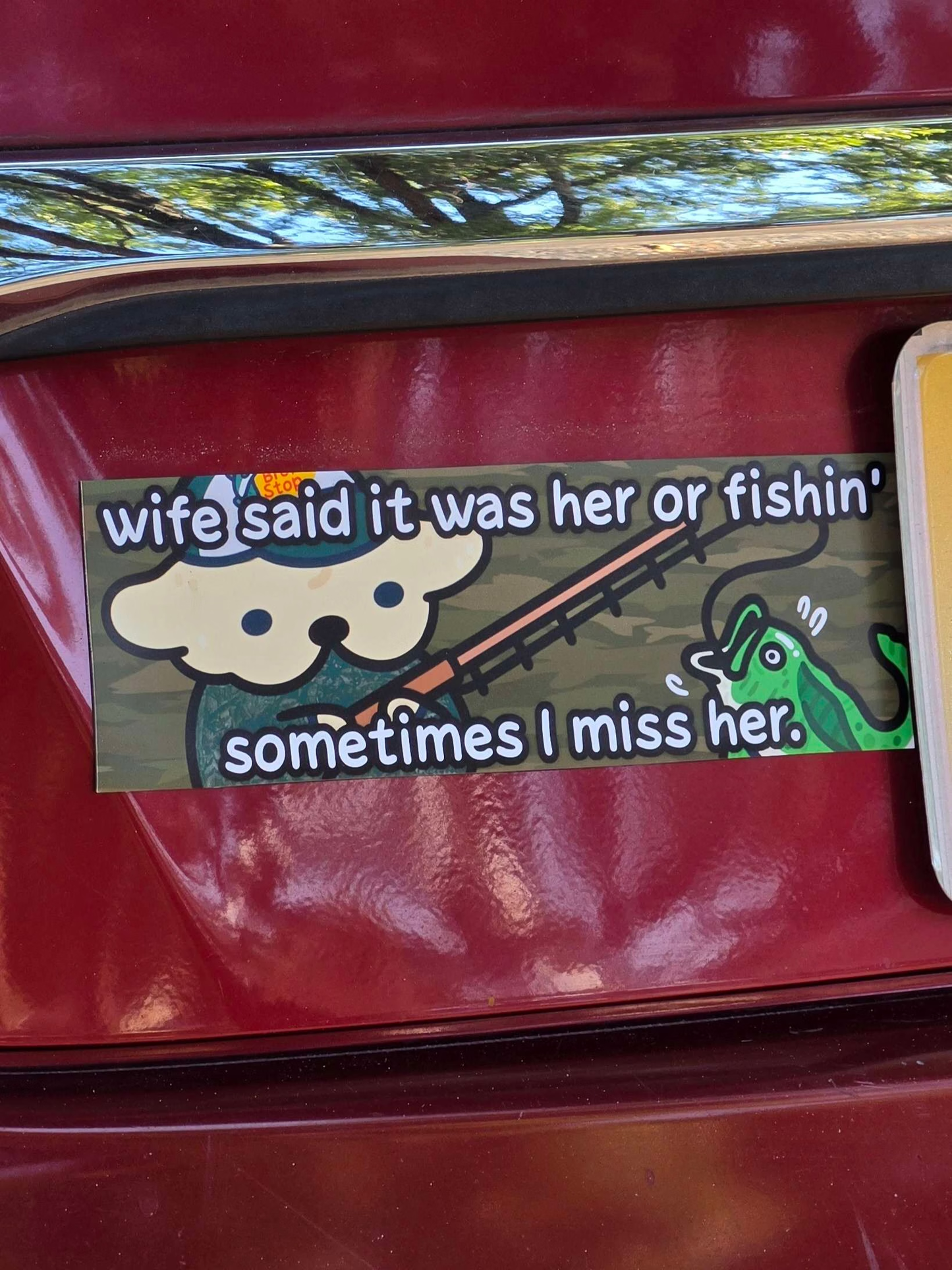 Fishing Bumper Magnet