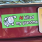 Grandma Bumper Magnet
