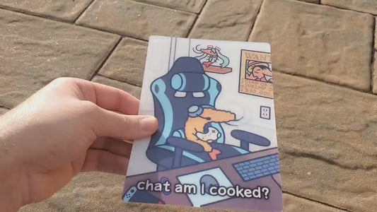 Gamer Shrimp Lenticular Print
