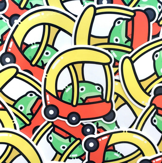 Frog & Capybara Car Sticker Bundle