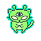 Space Cat Sticker