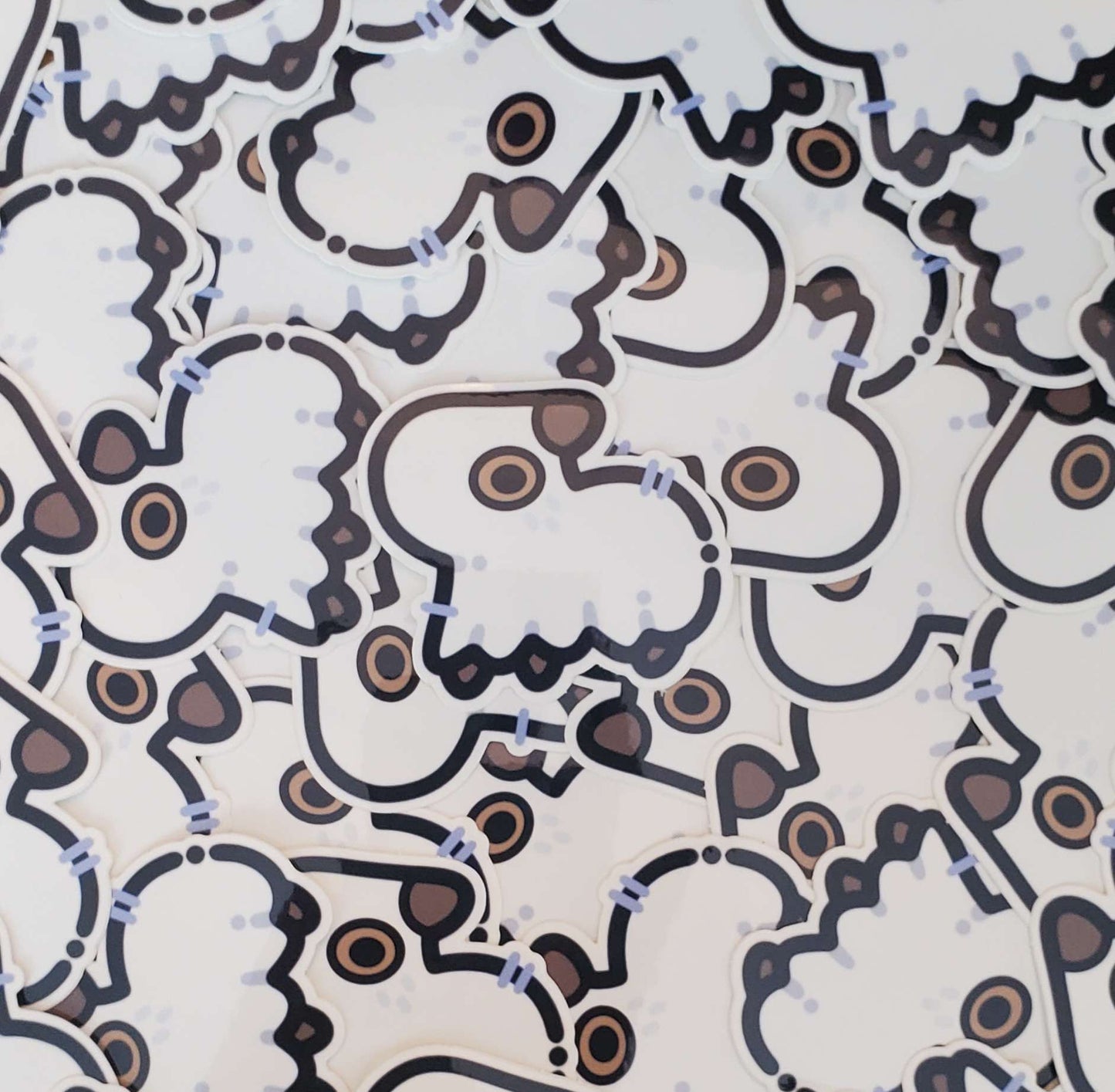 Capybara Ghost Sticker