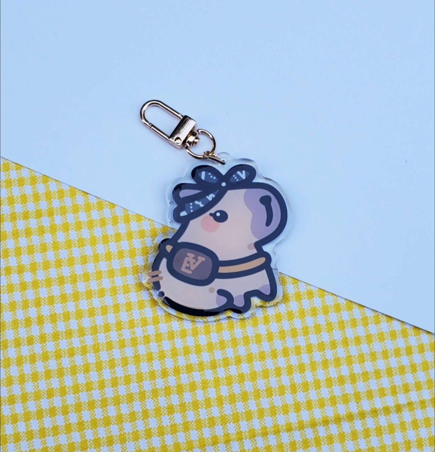 Capybara Drip Girl Charm