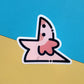 Axolotl Derp Clear Sticker