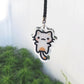 Calico Cat Double Sided Acrylic Charm