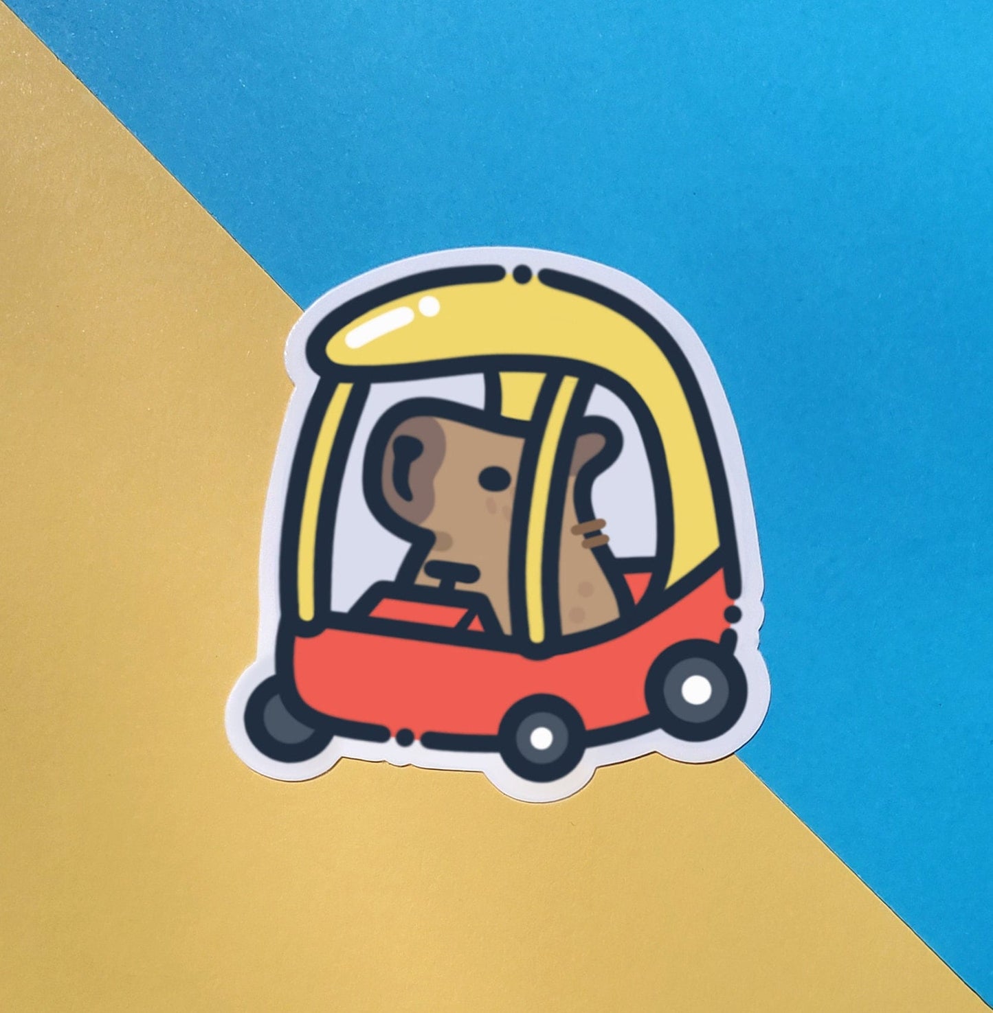 Capybara Car Sticker